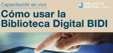 Capacitación En Vivo De La Biblioteca Digital BIDI